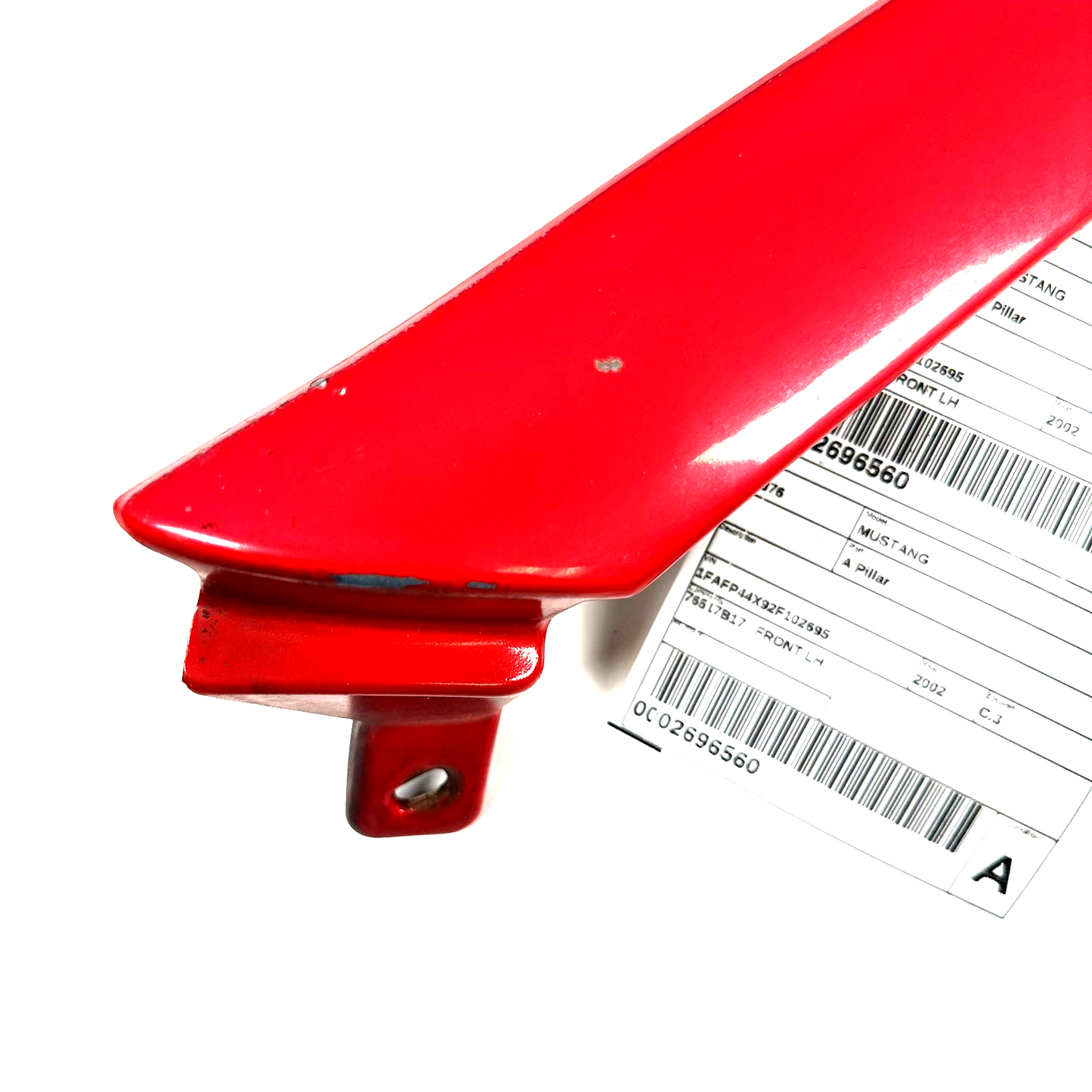 1999-2004 Ford Mustang Driver LH Convertible Exterior A-Pillar Trim Molding