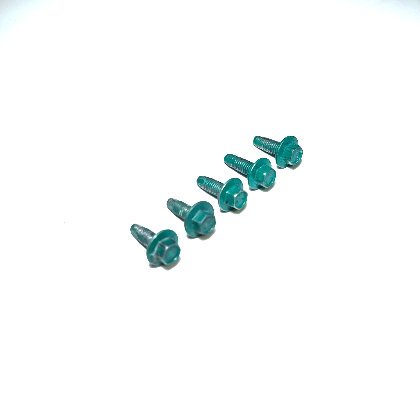 1994-1998 Ford Mustang Ground Green Bolts Hardware (5)