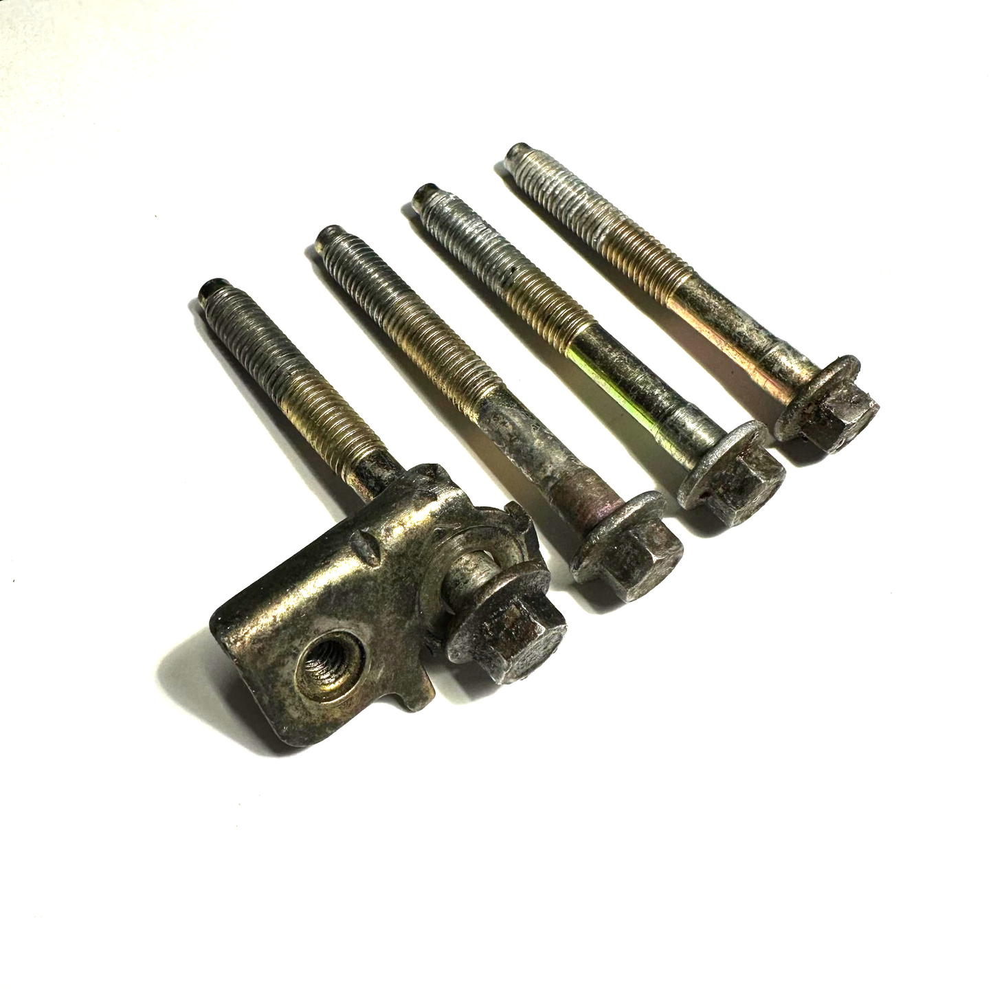 1996-1998 Ford Mustang 4.6L V8 Engine Power Steering Pump Mounting Bolts (4)