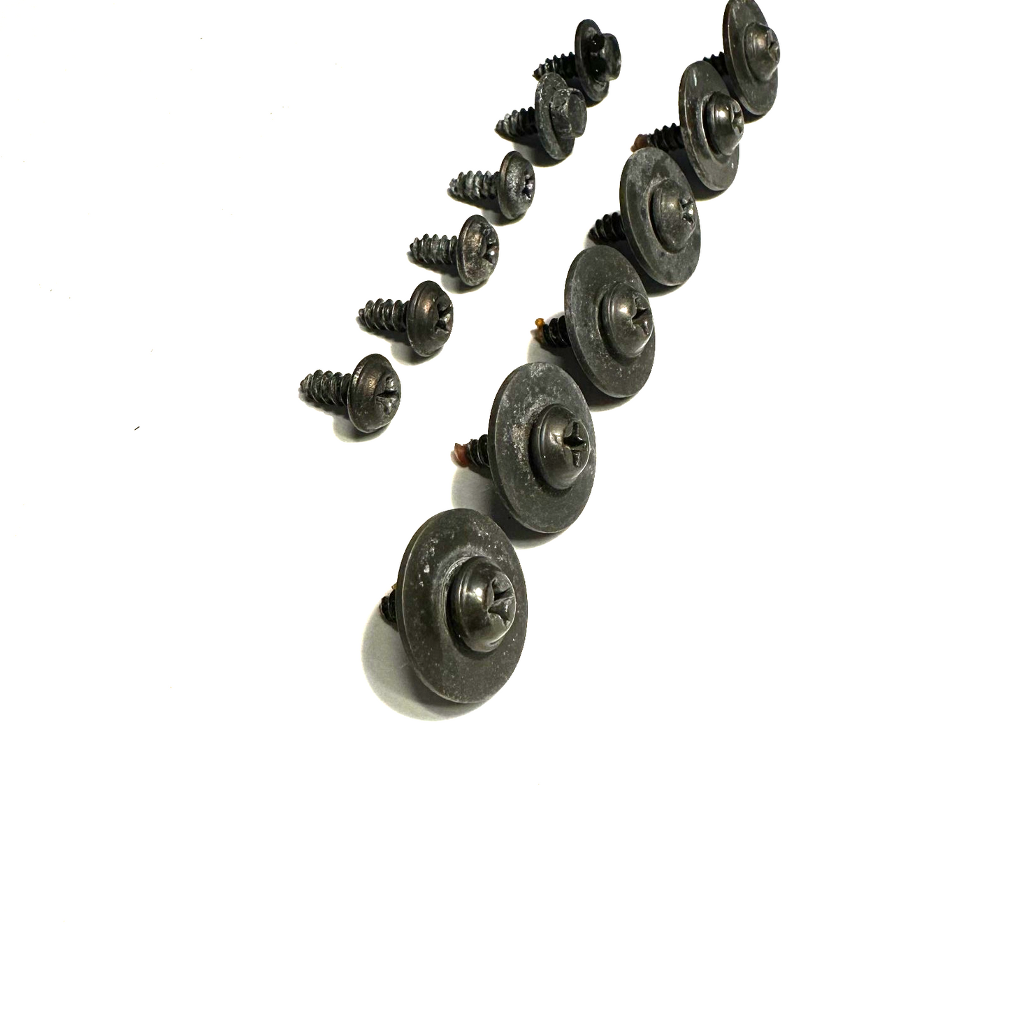 1999-2004 Ford Mustang Convertible Center Rear & Side Metal Molding Bolt (12)