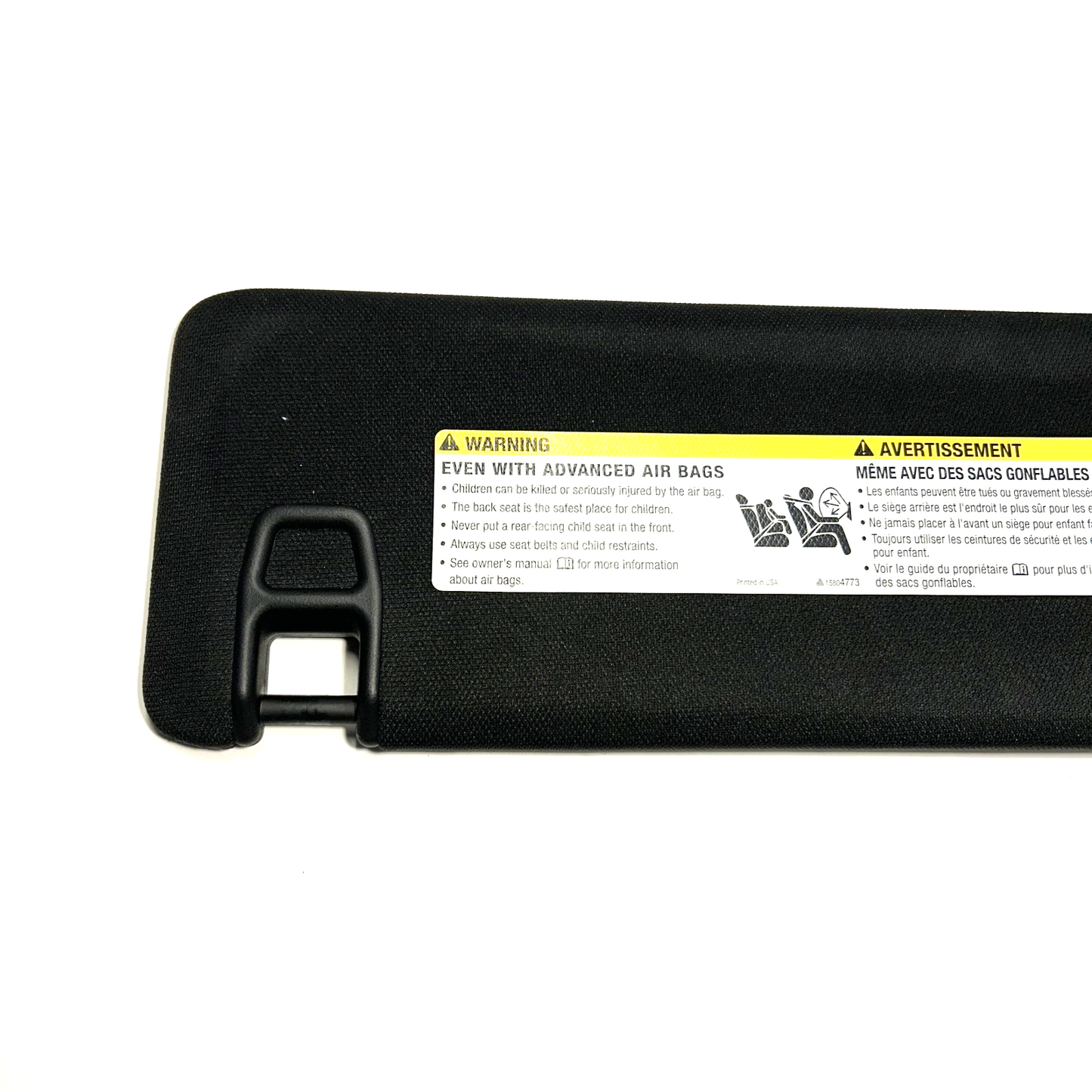 2016-2024 Chevrolet Camaro Coupe Passenger RH Sun Visor