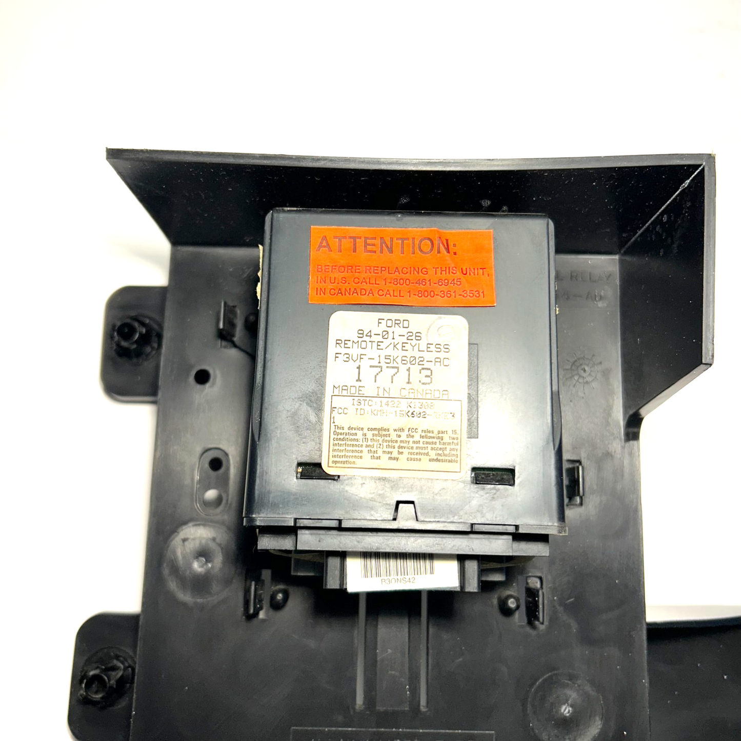 1994-1998 Ford Mustang Remote Keyless Entry Module Assembly