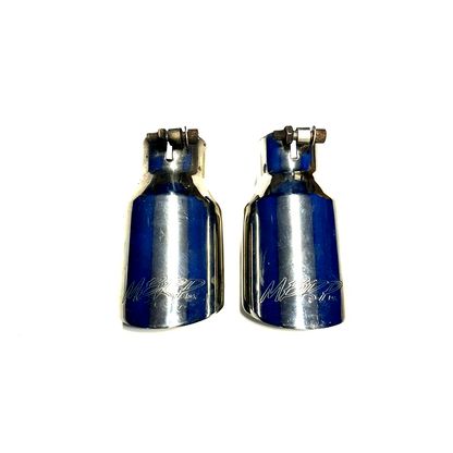 MBRP Angled Cut Dual Wall 4-Inch Polished Exhaust Tips