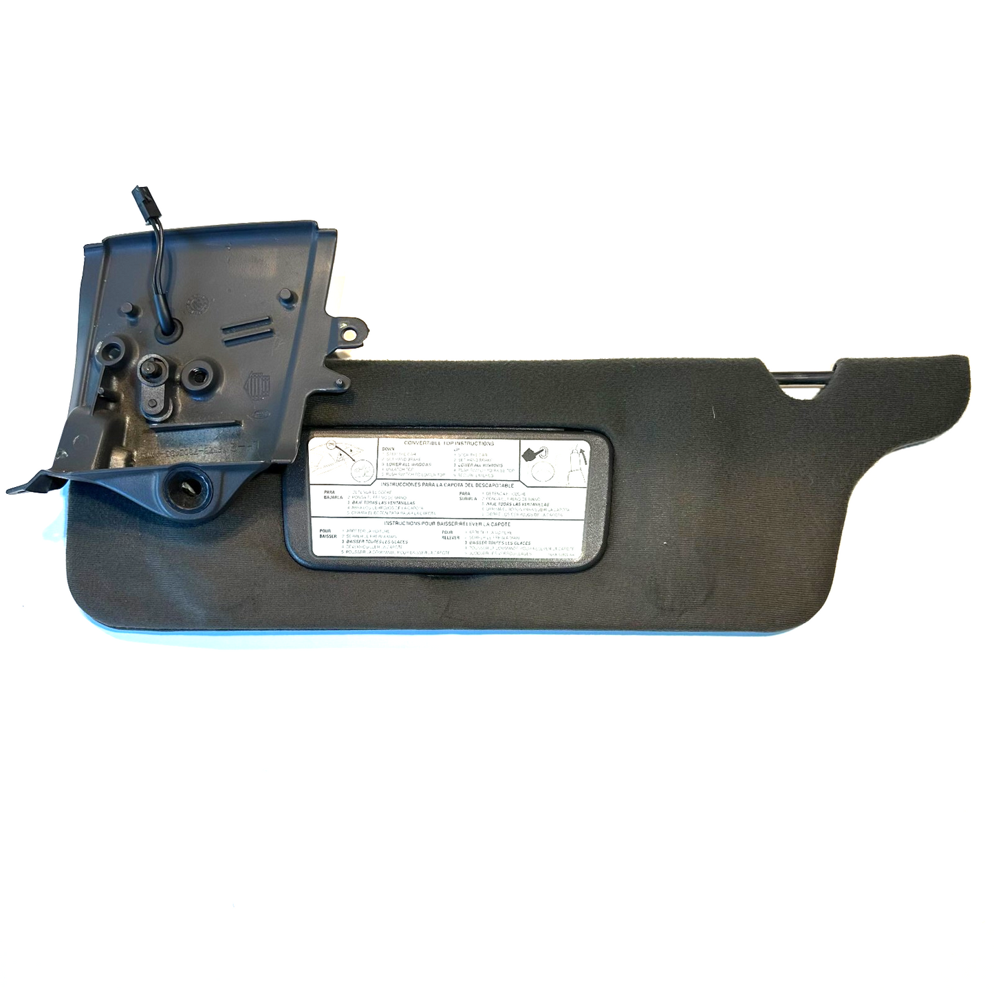 1999-2004 Ford Mustang Convertible Driver LH Sun Visor