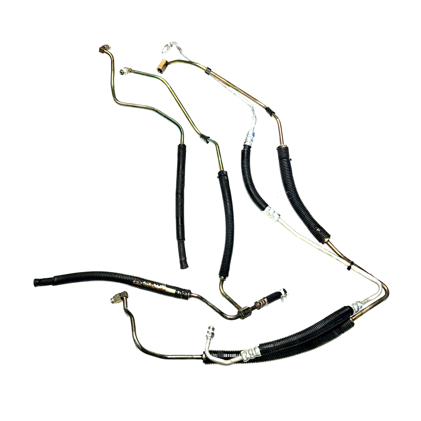 1996-1998 Ford Mustang 4.6L V8 Brake Hydrobooster Lines Hoses Complete Kit