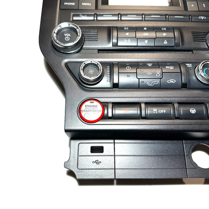 2018-2023 Ford Mustang Sync 1 Radio Bezel Face Plate Climate Control Panel
