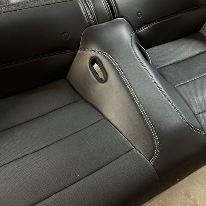 2015-2023 Ford Mustang Coupe Leather Rear Seats W/ White Stitching
