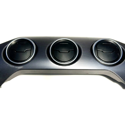 2015-2023 Ford Mustang Base Model "Carbon" Dashboard Dash Trim Panels