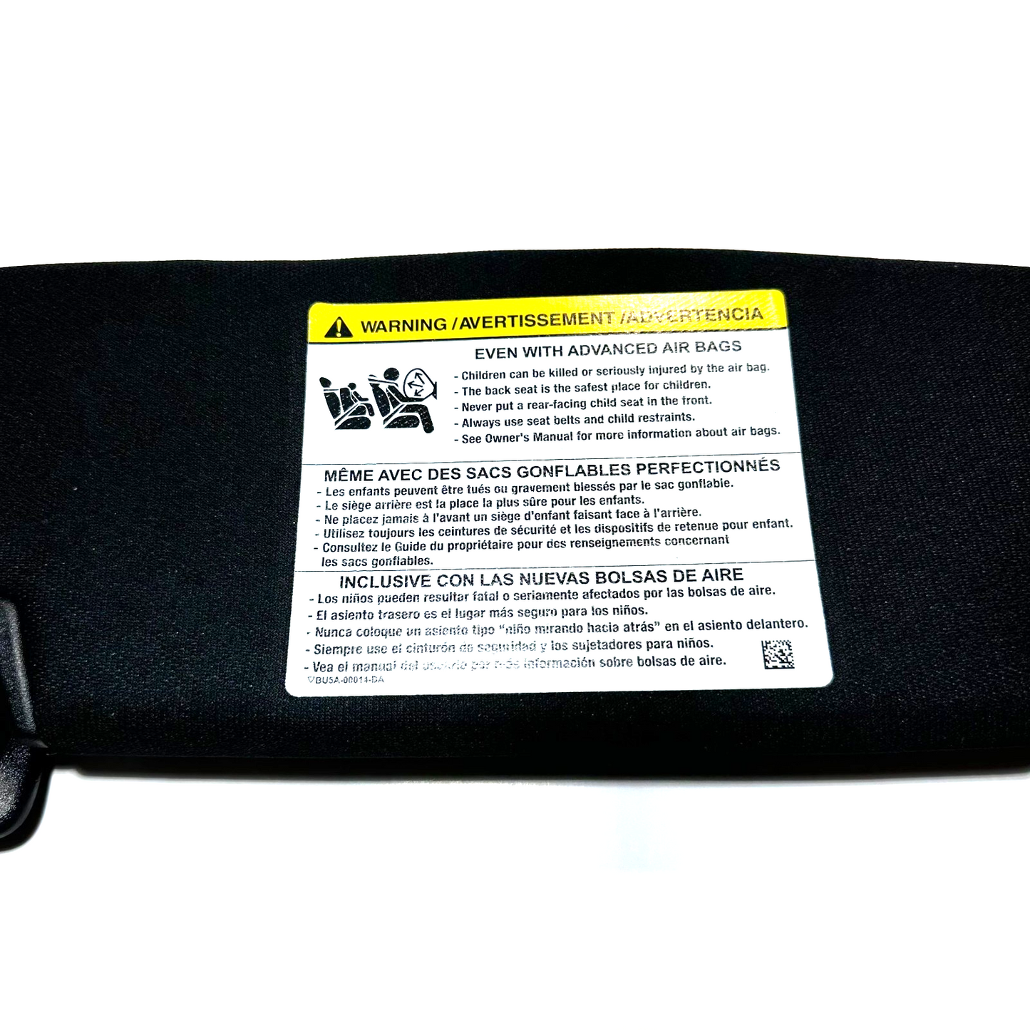 2015-2023 Ford Mustang Interior Passenger RH Sun Visor