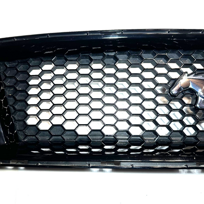 2018-2023 Ford Mustang GT Front Bumper Grille (Chrome Pony)