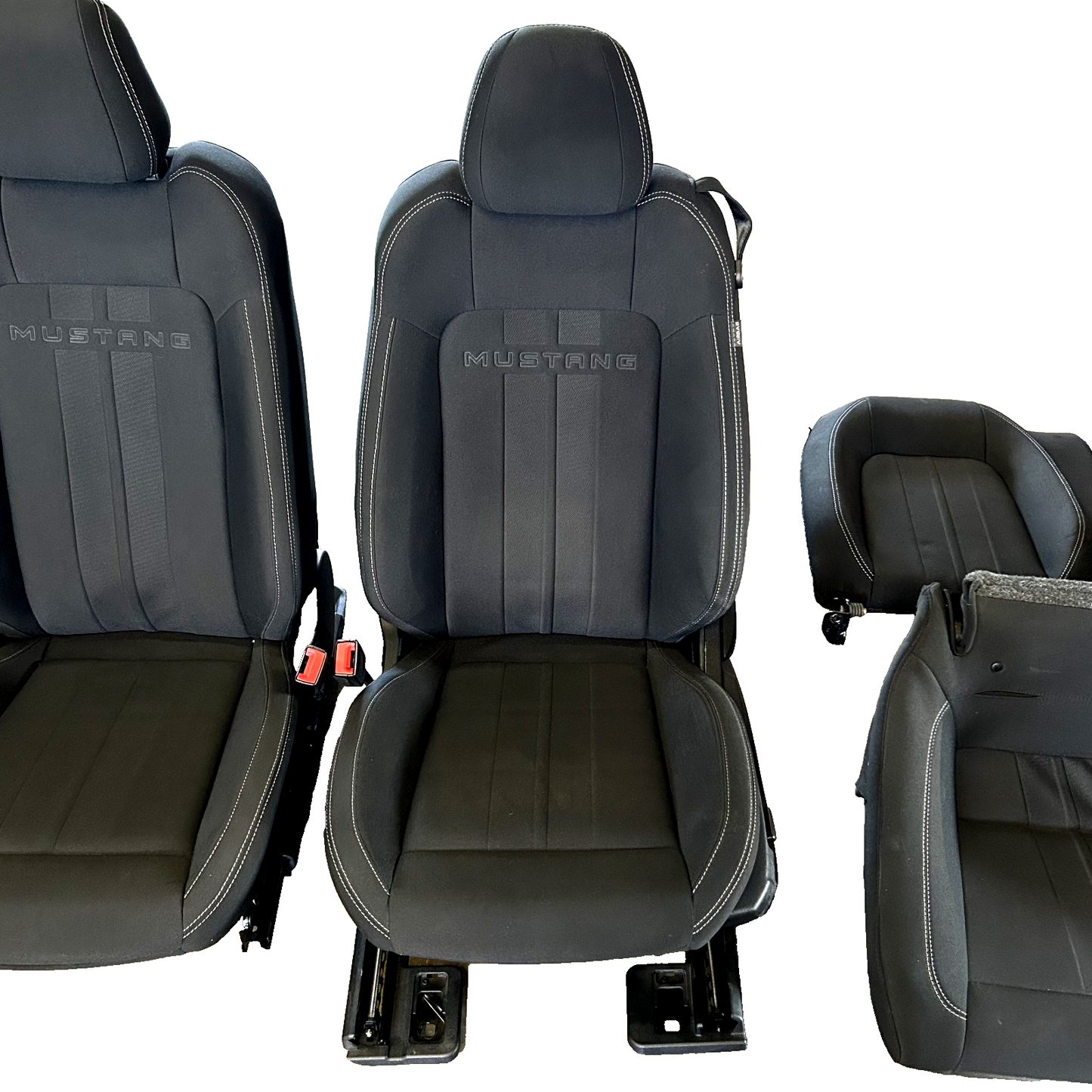 2018-2023 Ford Mustang Coupe Cloth Front & Rear Seats
