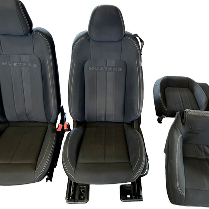 2018-2023 Ford Mustang Coupe Cloth Front & Rear Seats
