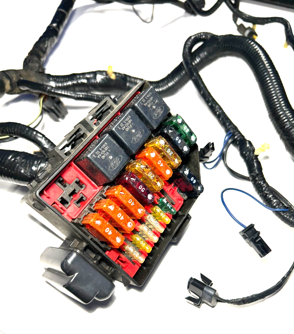 1996-1998 Ford Mustang GT 4.6L Engine Bay Fuse Box Wiring Harness W ABS