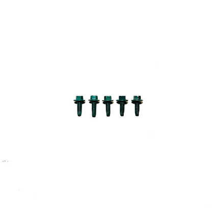 1994-1998 Ford Mustang Ground Green Bolts Hardware (5)