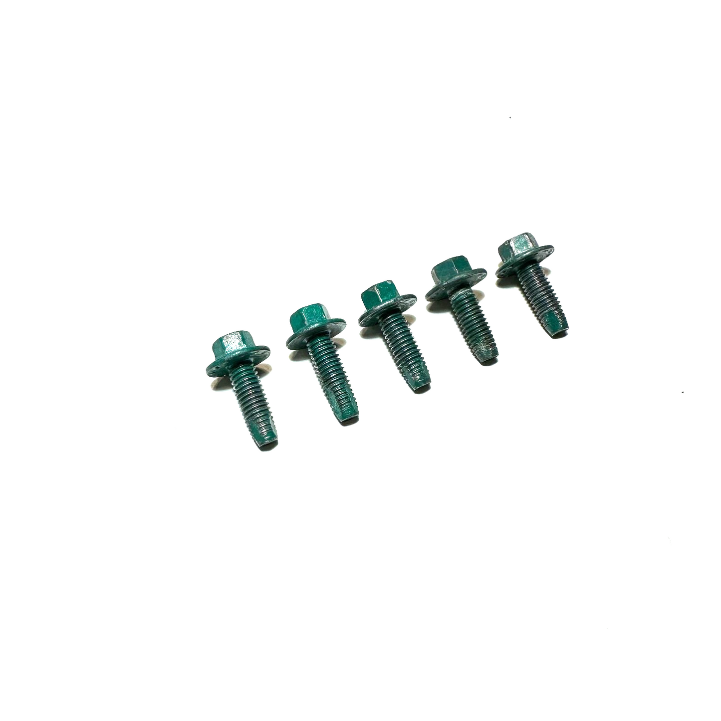 1994-1998 Ford Mustang Ground Green Bolts Hardware (5)