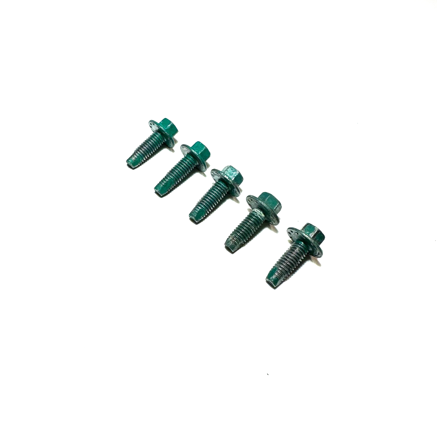 1994-1998 Ford Mustang Ground Green Bolts Hardware (5)