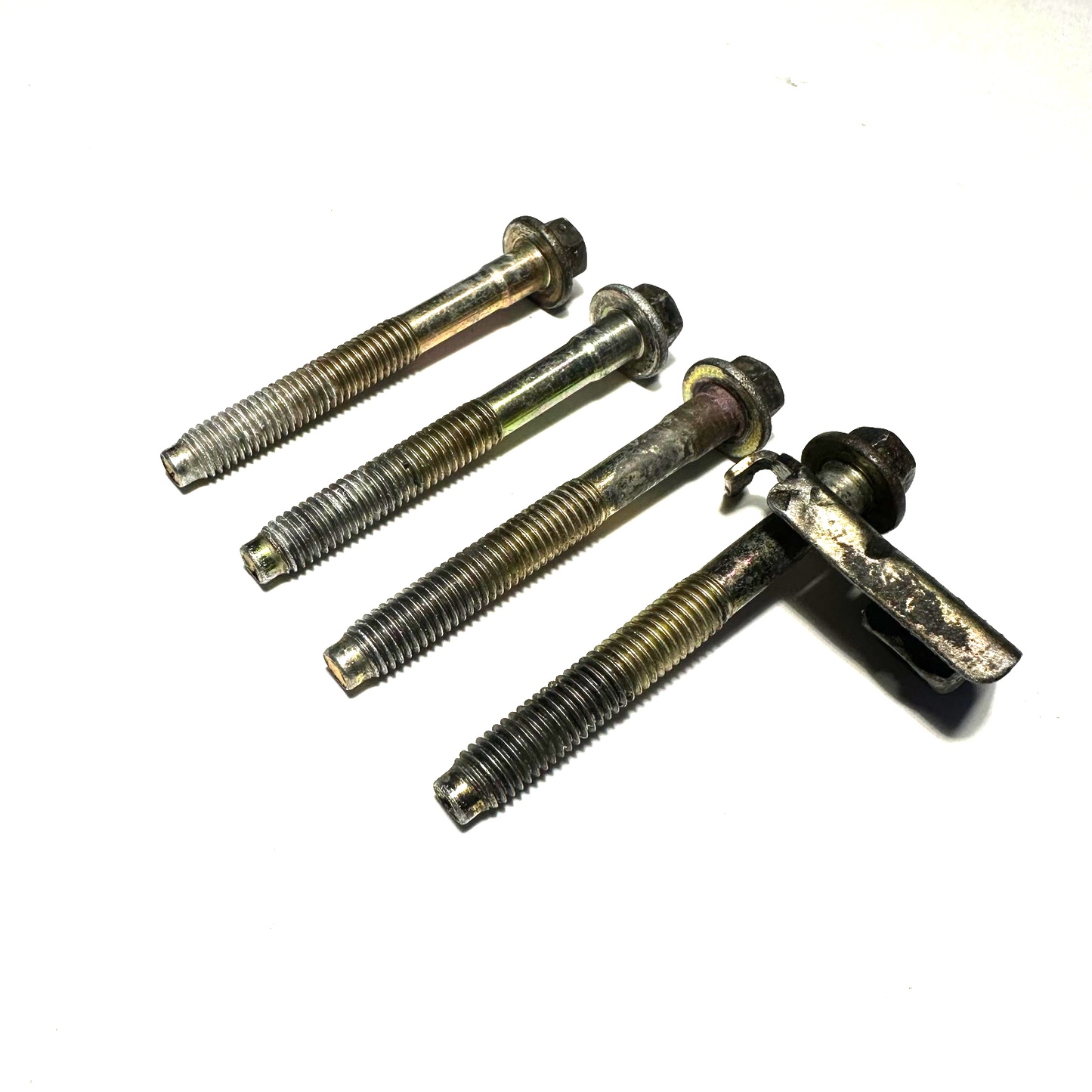 1996-1998 Ford Mustang 4.6L V8 Engine Power Steering Pump Mounting Bolts (4)