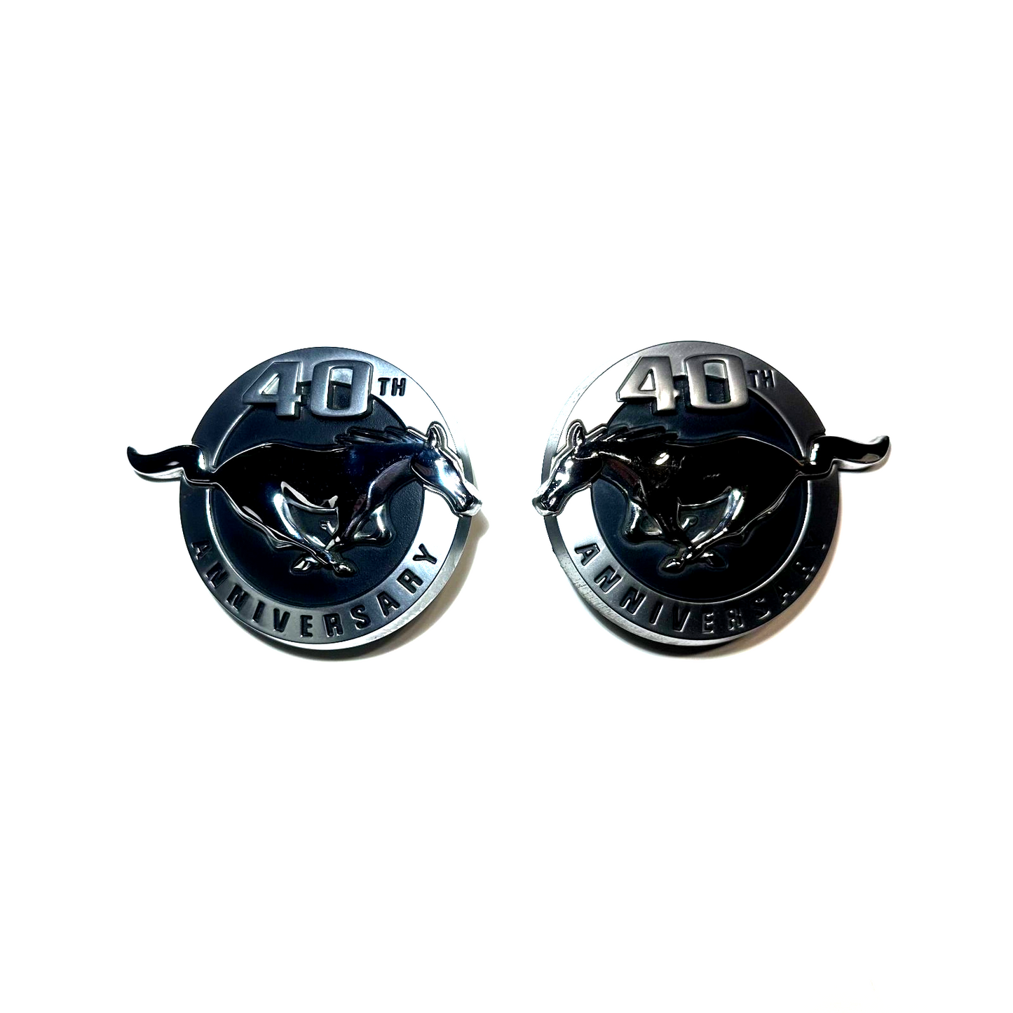 1999-2004 Ford Mustang 40th Anniversary Fender Emblems Badges