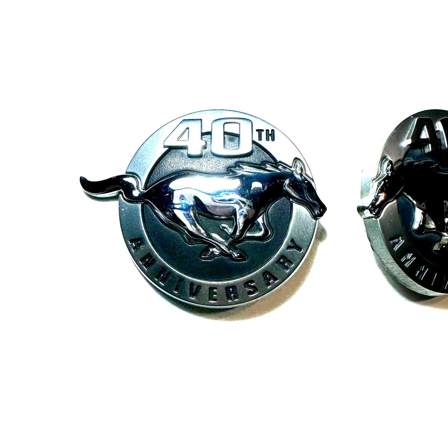 1999-2004 Ford Mustang 40th Anniversary Fender Emblems Badges