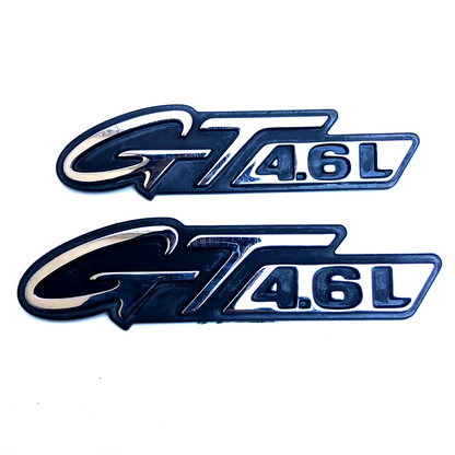 1996-1998 Ford Mustang GT 4.6L Fender Emblems Badges